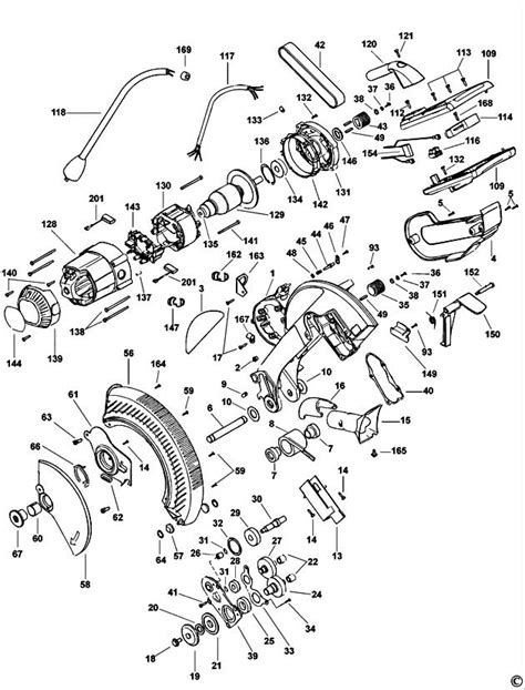 dewalt dw716 parts diagram